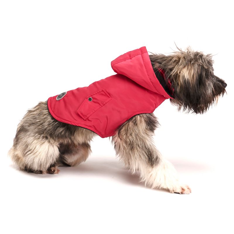 Royal Animals Dog and Cat Coat with Removable Hood - Pink - S