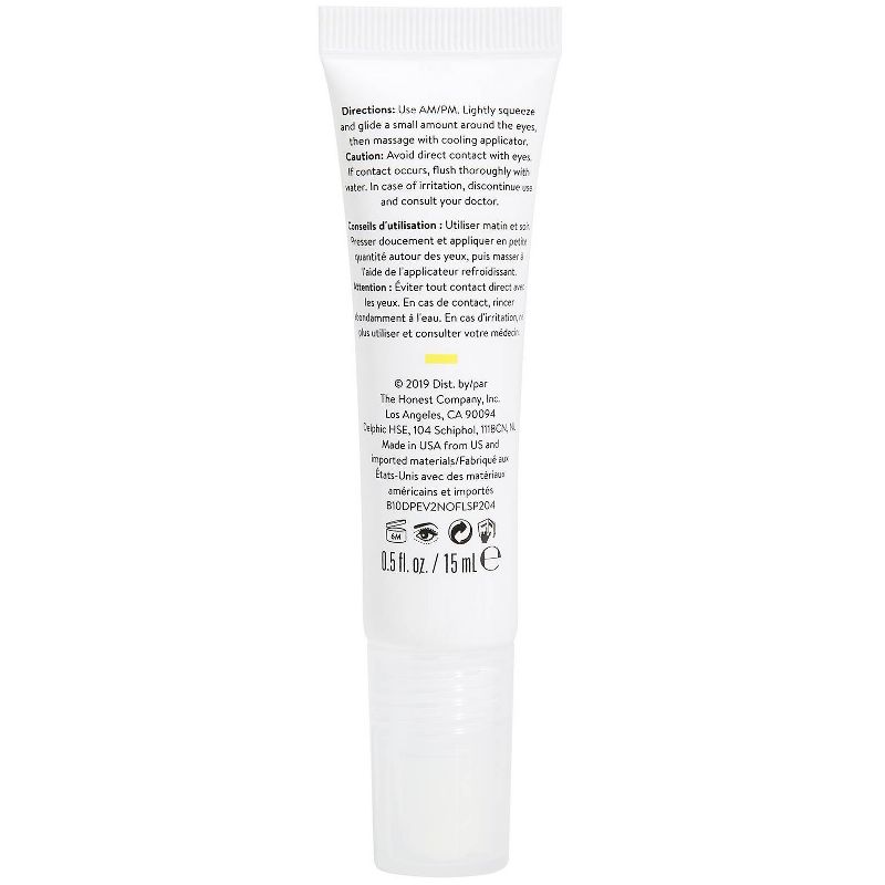 Honest Beauty Depuff + C Eye Cream with Vitamin C - 0.5 fl oz