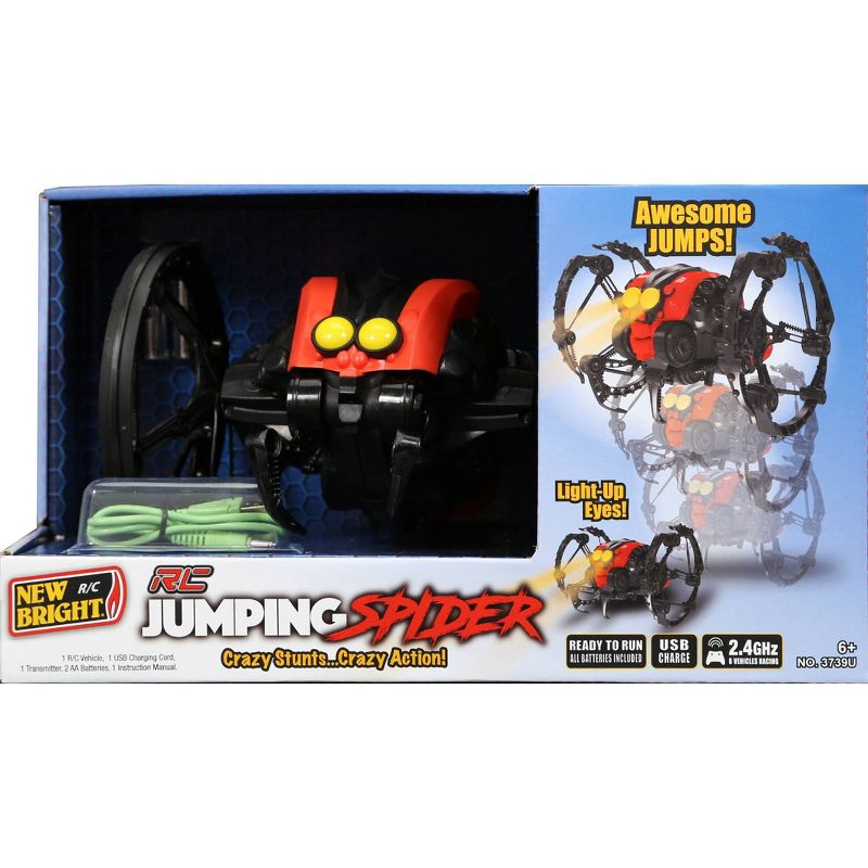 New Bright 8" R/C Jumping Spider