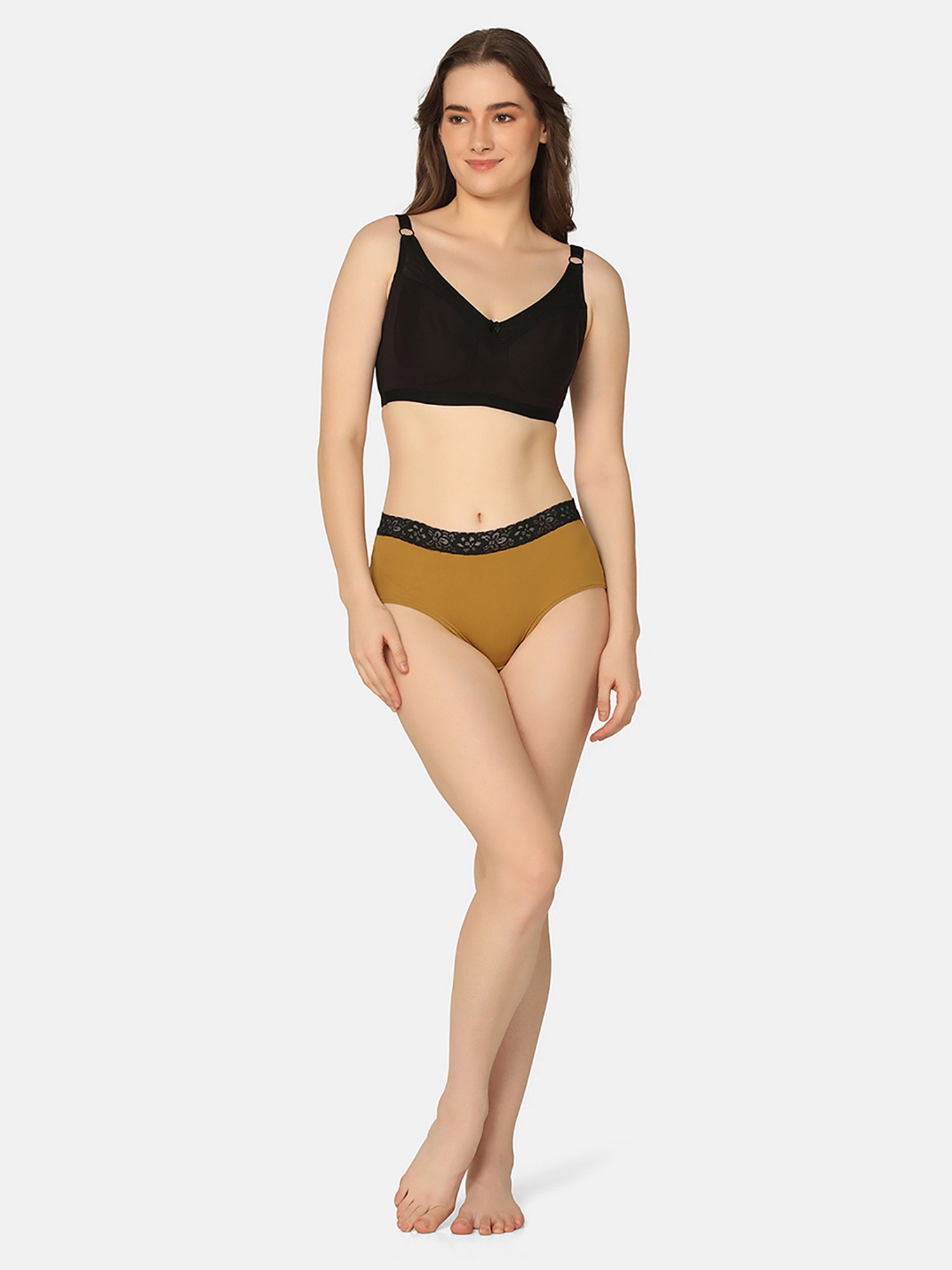 Da Intimo Mustard Hipster Panty