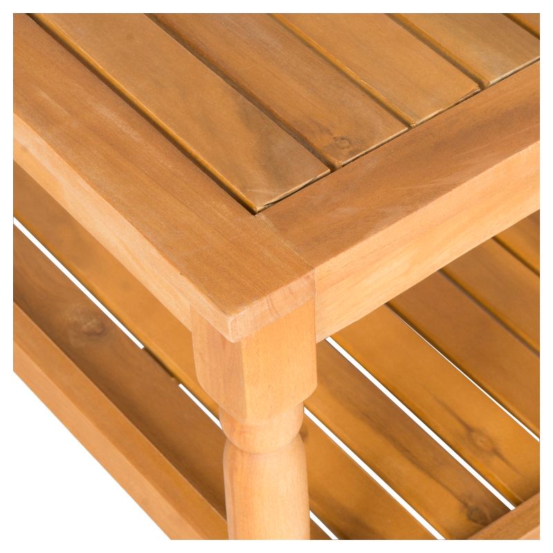 Sheldon Round Coffee Table - Black - Courtyard Casual