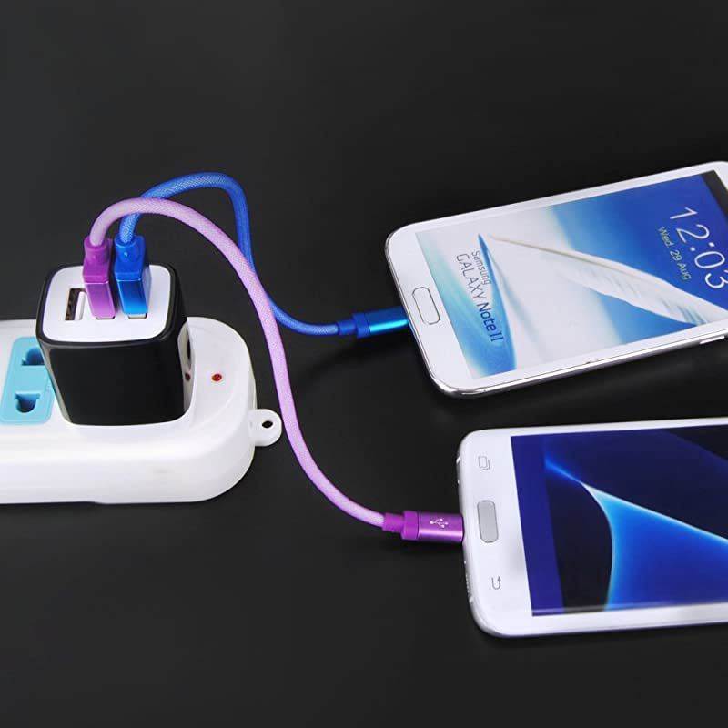 Wall Charger,  2Pack 3.1A 3 Port USB Plug Cube Wall Charger Adapter Charging Block Box Compatible iPhone 11 Pro XS MAX XR X 8 7 6S Plus, Samsung Galaxy S20 FE 5G S10 S9 S8/Note20 Ultra 5G 10 9 8