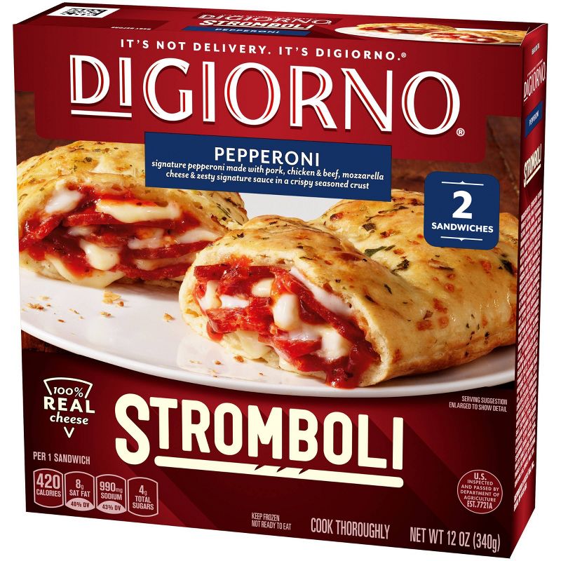 DiGiorno Pepperoni Frozen Stromboli - 12oz