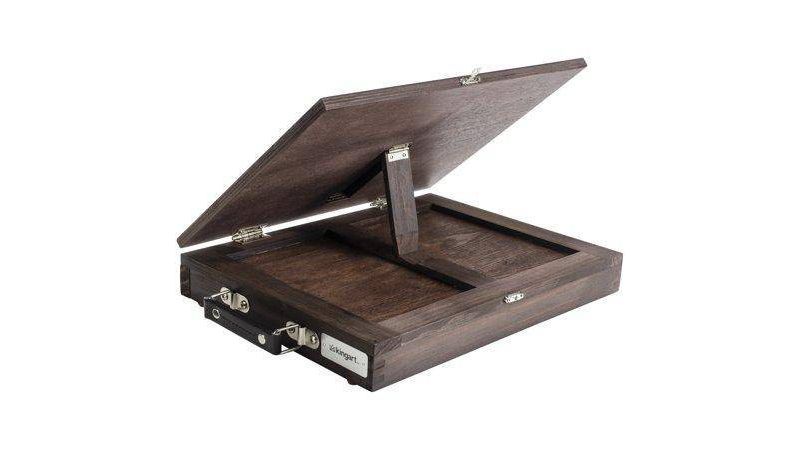 Kingart Solid Wood Tabletop Easel w/Drawer - Espresso