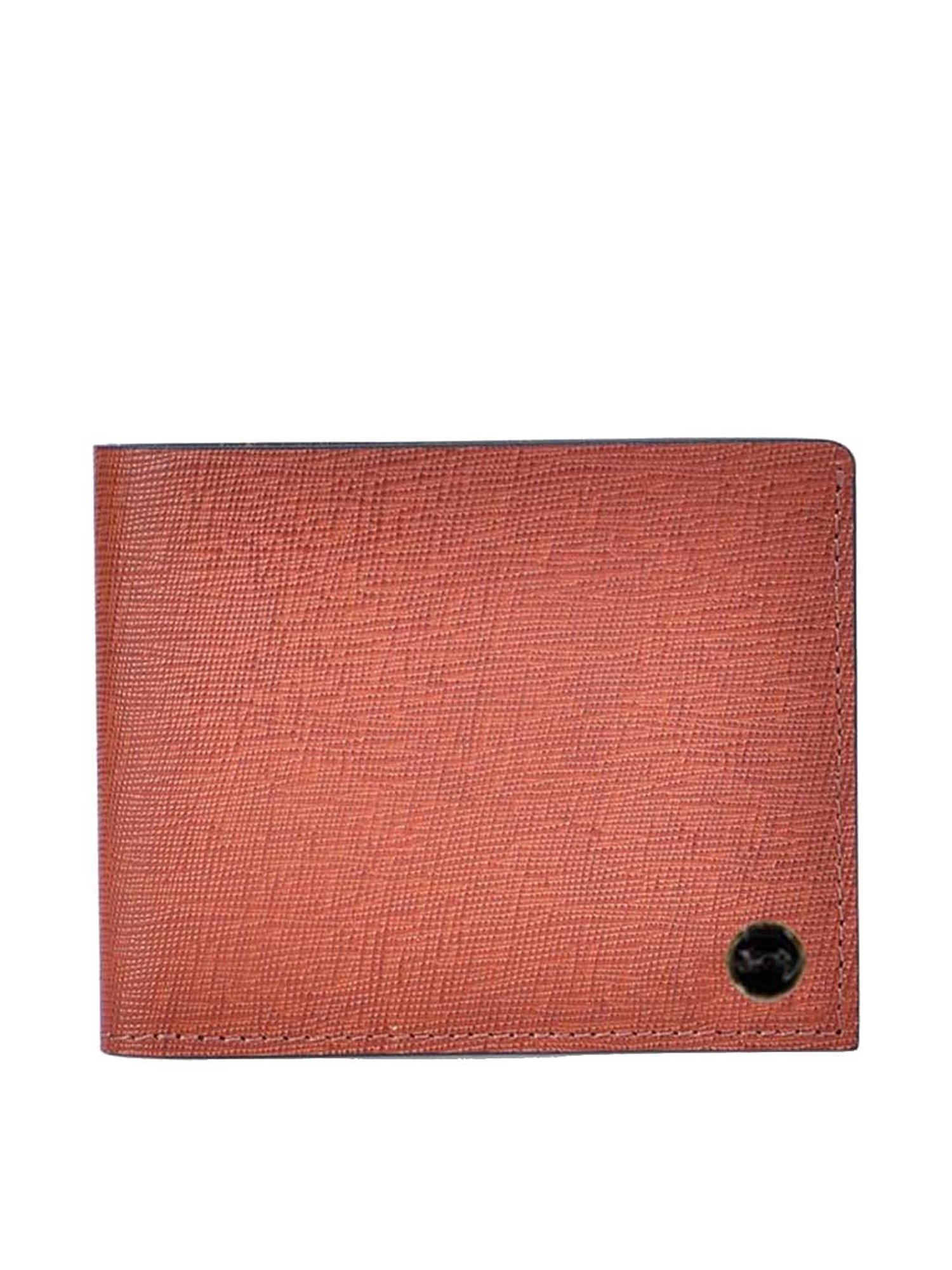 BELWABA Brown Casual Leather Bi-Fold Wallet for Men