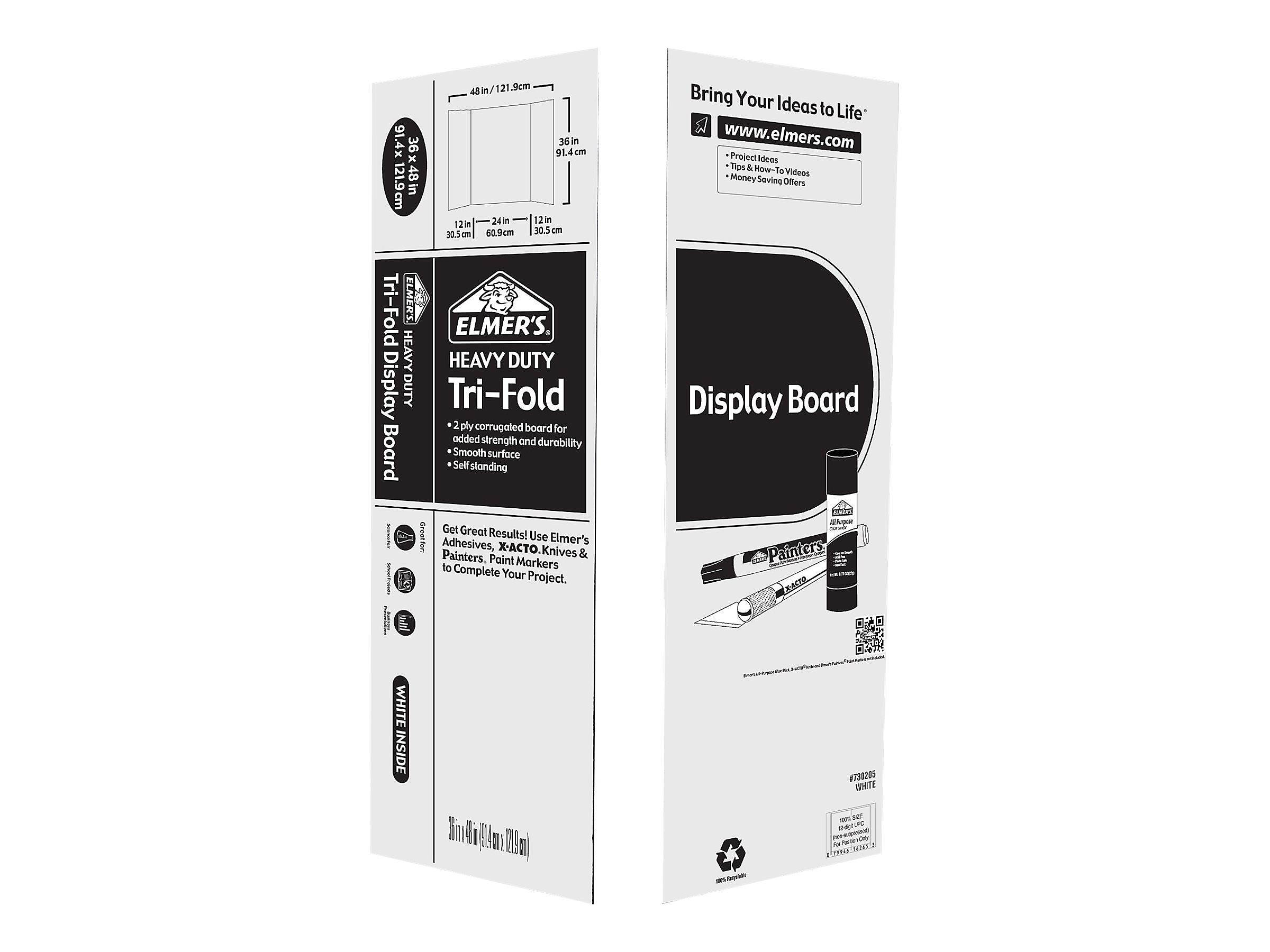 Elmer's Double Ply Corrugated Presentation Board 4' x 3' White (730190) 302919