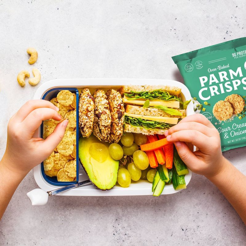 Parm Crisps Sour Cream & Onion Crackers - 3.78oz/6ct