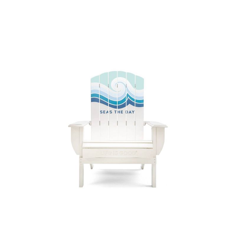 Adirondack Folding Chair Cream - Life is Good