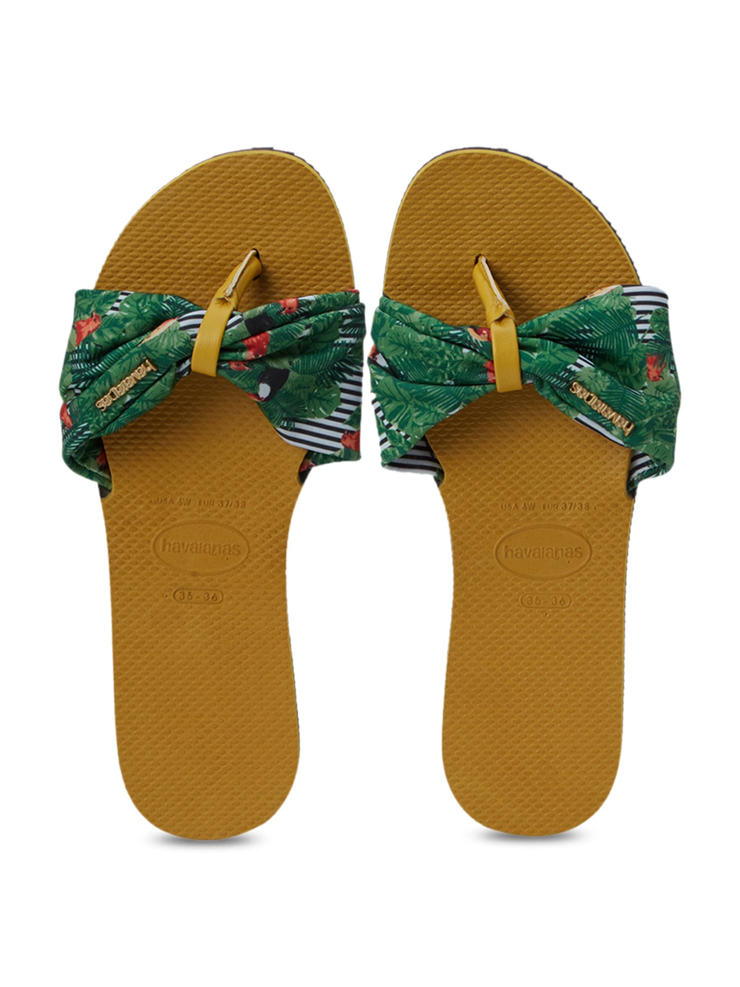 Havaianas You St Tropez Green Thong Sandals