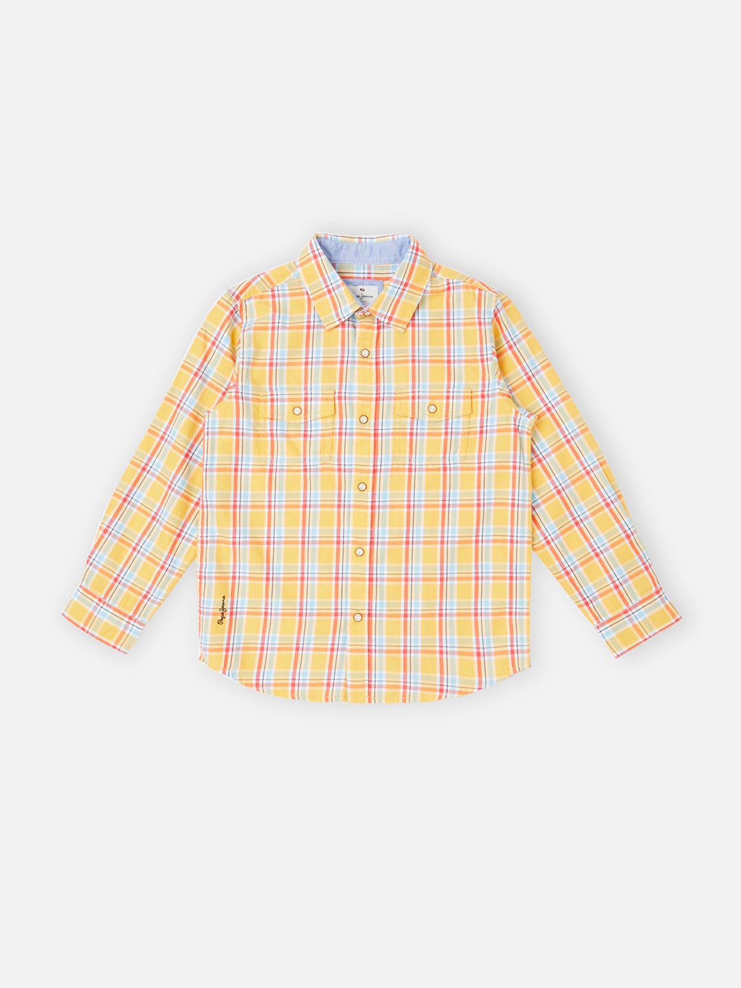 Pepe Jeans Kids Multicolor Checks Full Sleeves Shirt