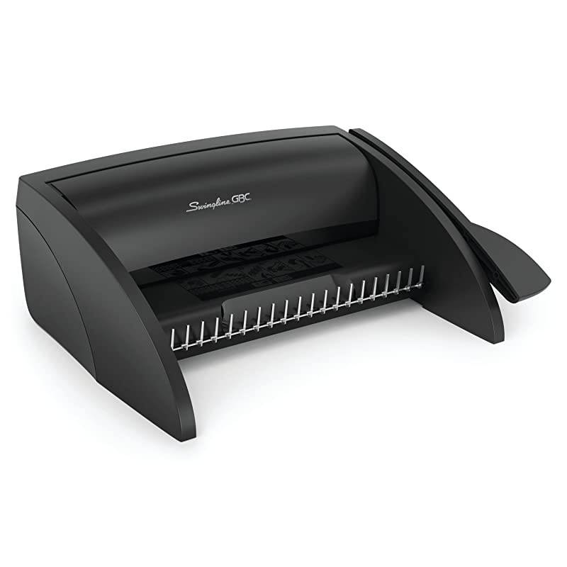 Binding Machine, Manual, 160 Sheet Binding Capacity, 9 Sheet Punch Capacity, BindMate Personal CombBind System (7706170), Gray