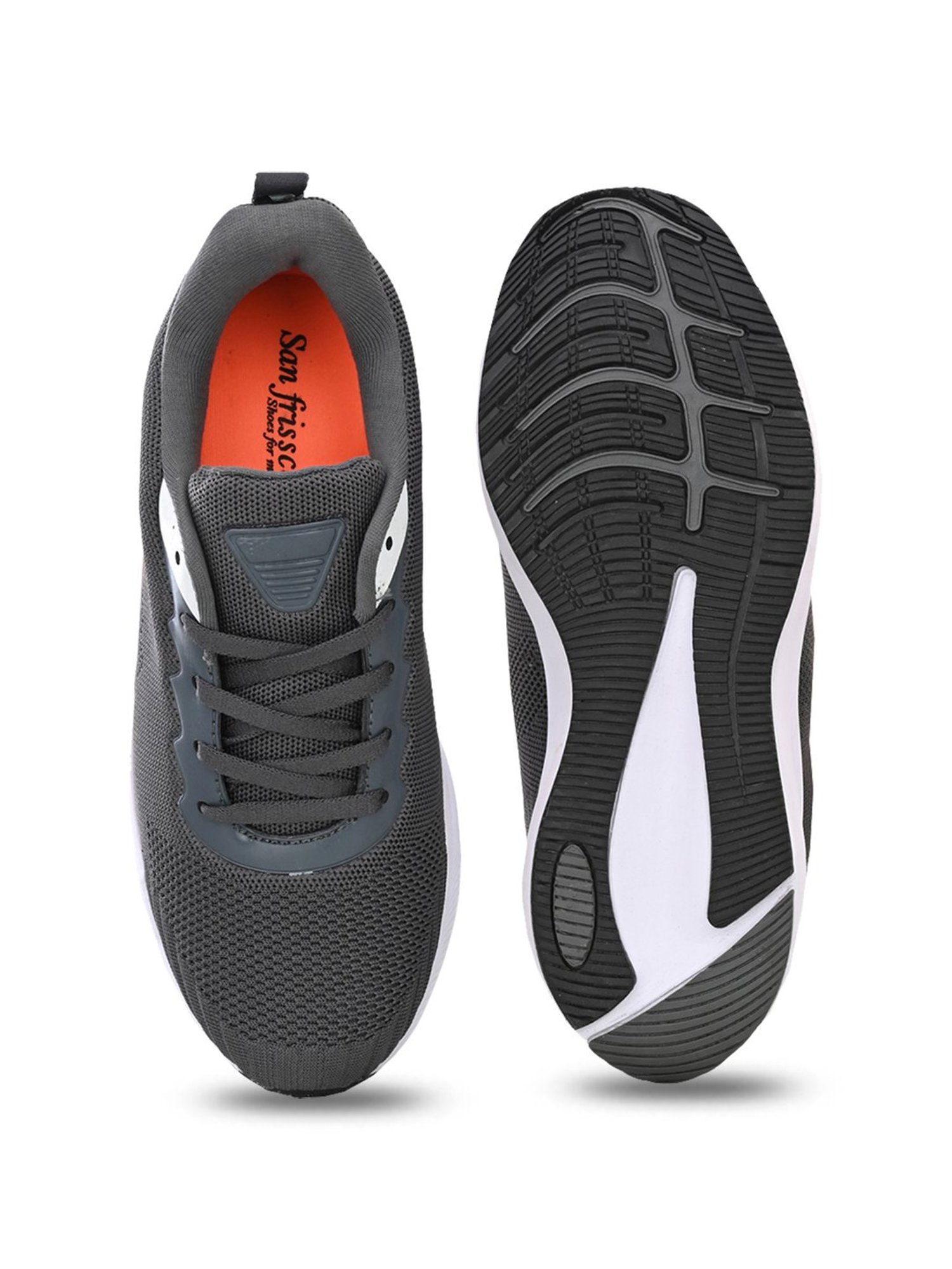 San Frissco Men's Grey Running Shoes