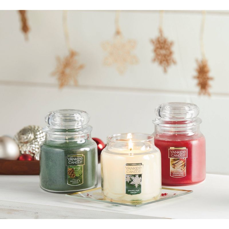 14.5oz Glass Jar Sparkling Cinnamon Candle - Yankee Candle