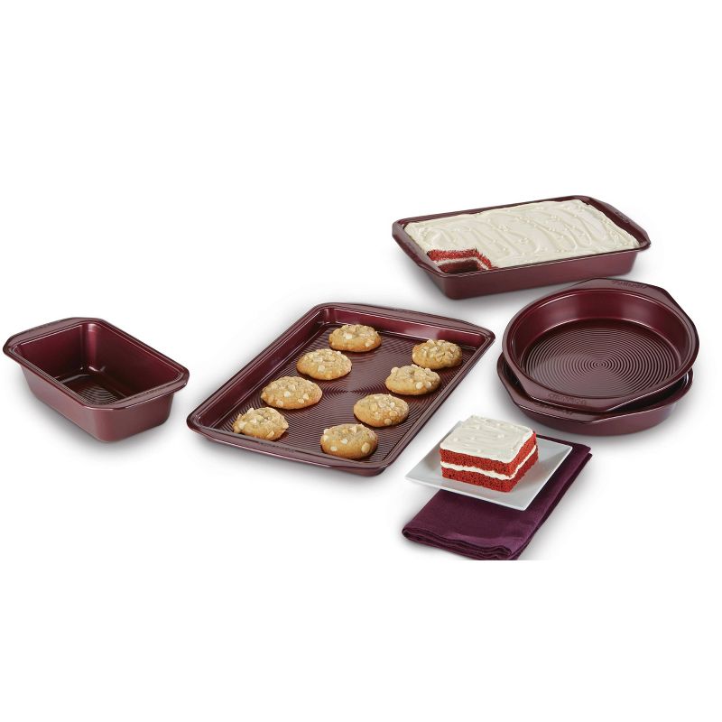 Circulon 5pc Nonstick Bakeware Set Chocolate Brown