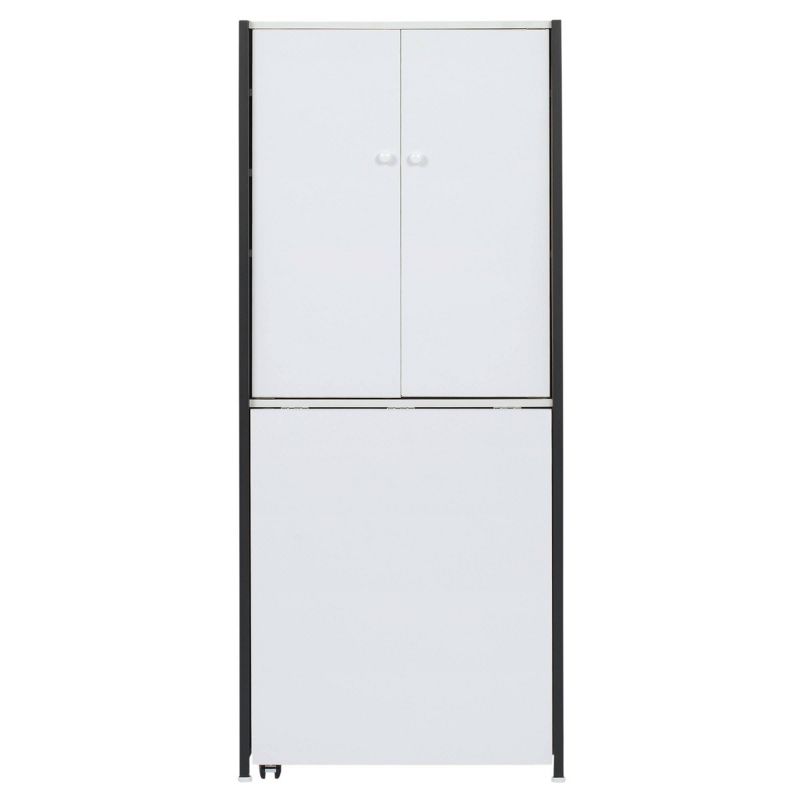 Craft Armoire Charcoal/White - Sew Ready