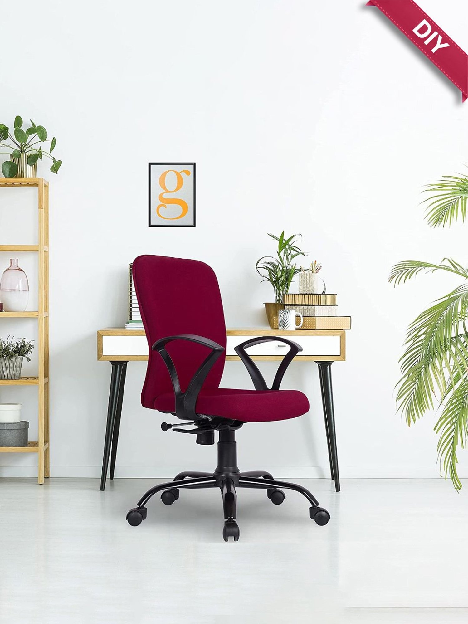 Green Soul Seoul-X Maroon Foam Ergonomic Office Chair