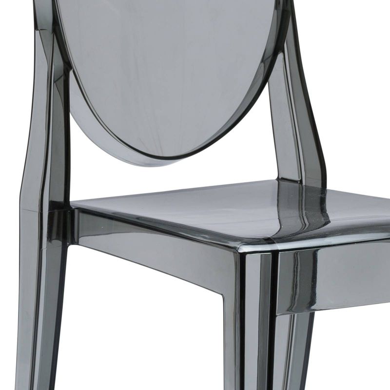 Set of 4 Janice Side Chair Charcoal - Poly & Bark