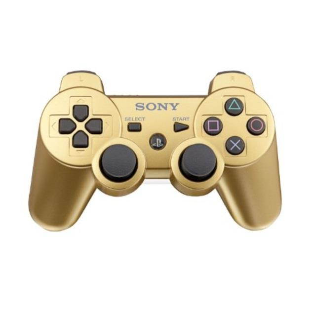 playstation 3 dualshock 3 wireless controller  metallic gold