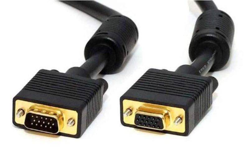 wennow "25 ft hd15 m/f svga monitor extension cable with ferrites