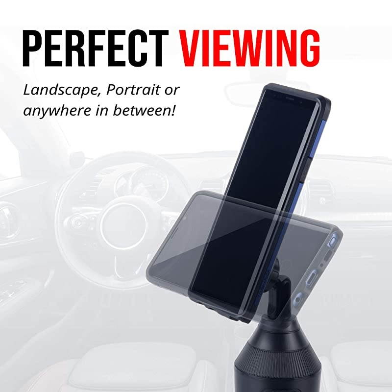 Car Phone Holder Magnetic Mount  Cup Holder Magnet Phone Mount Universal Car Phone Mount Fits Any Size Phone iPhone X XS MAX 8 7 7 Plus 6s Plus Galaxy S9 S8 S7 S6 S5 Note 543