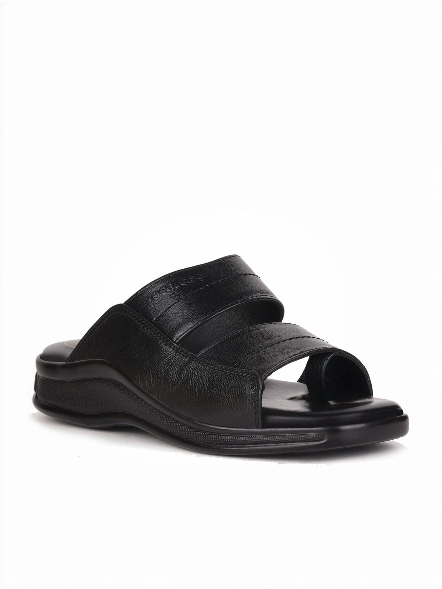 Healers by Liberty Men's Black Toe Ring Sandals