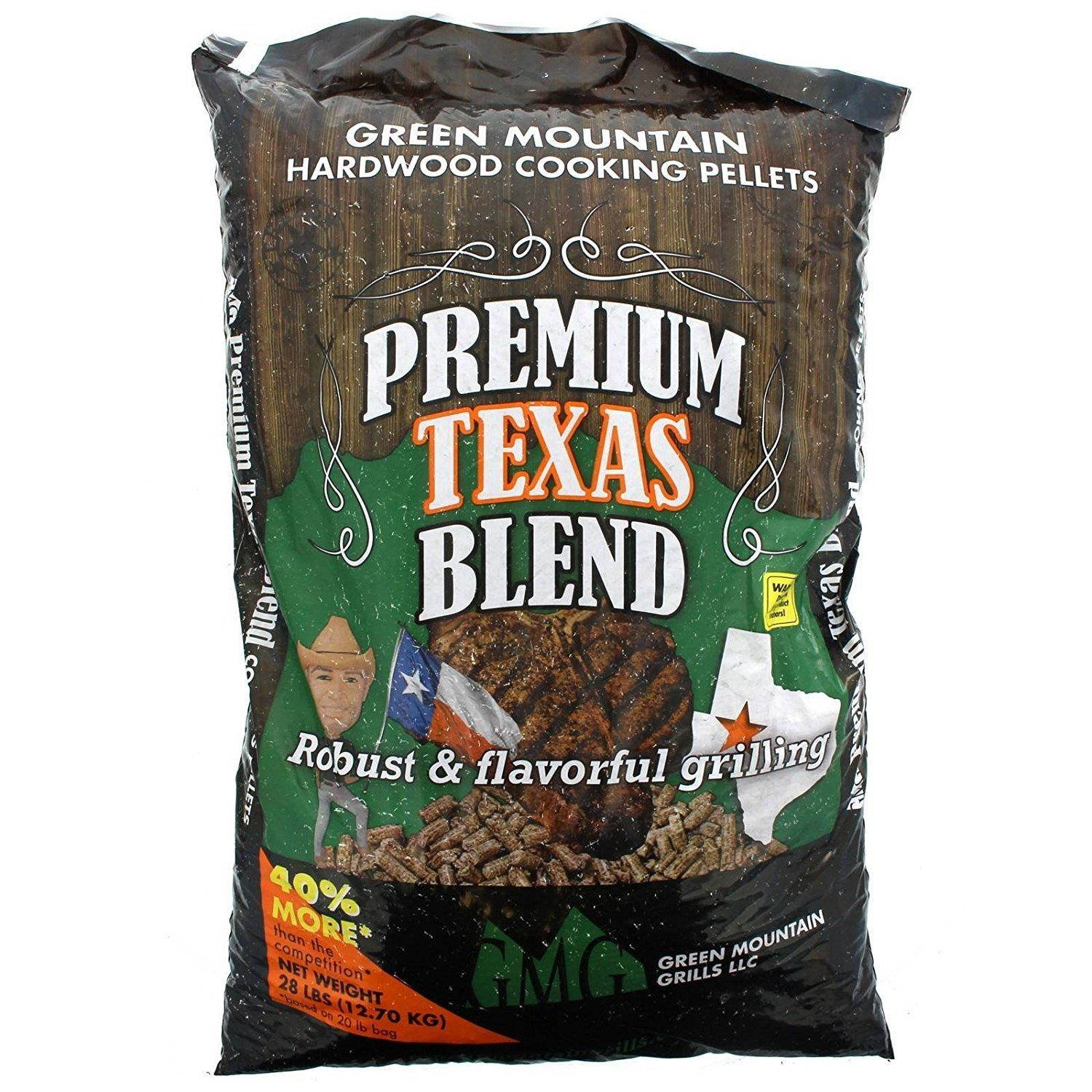 Green Mountain Premium Gold Blend Grilling Pellets, Premium Texas Blend Pellets
