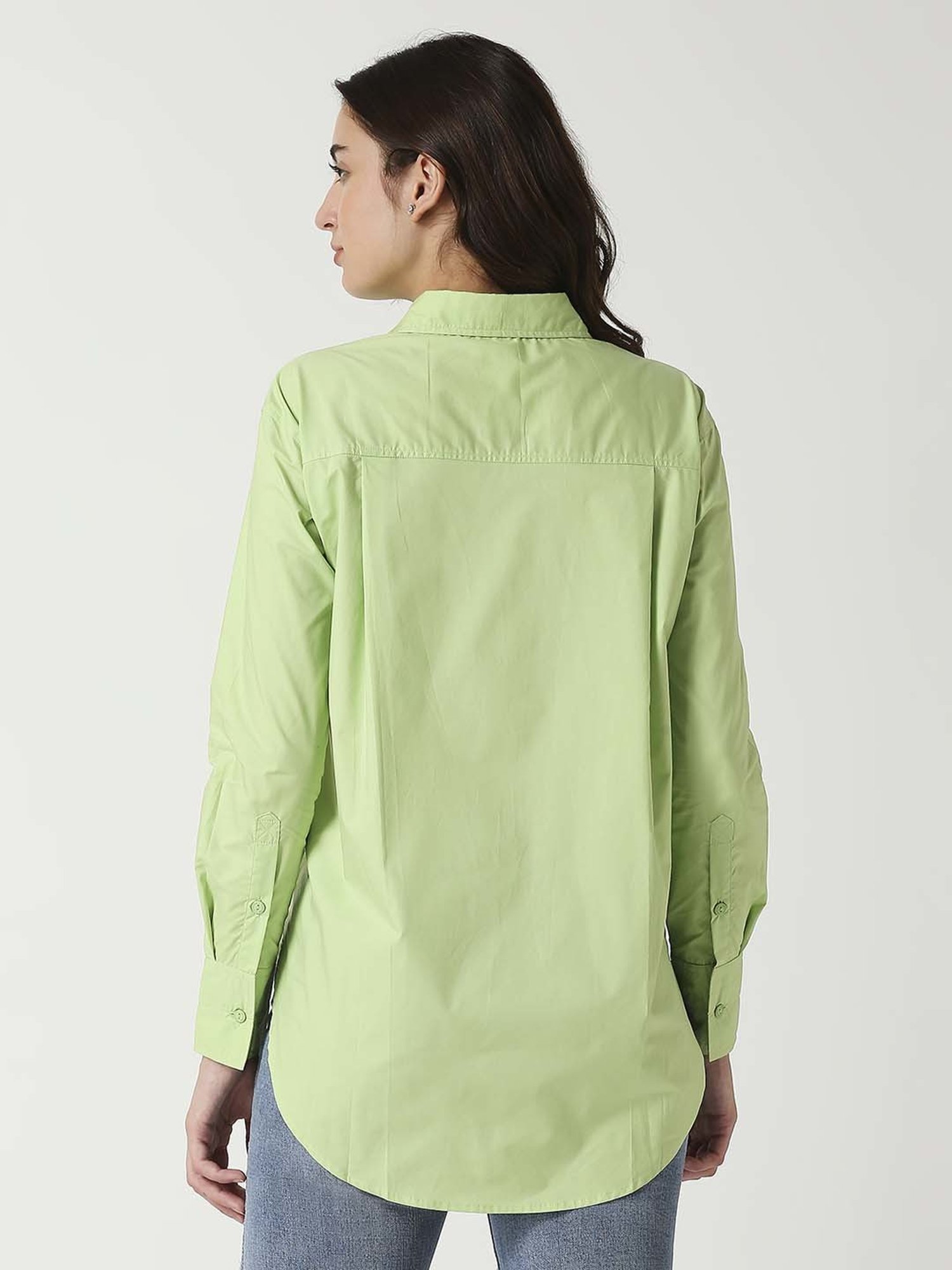 Remanika Green Cotton Shirt