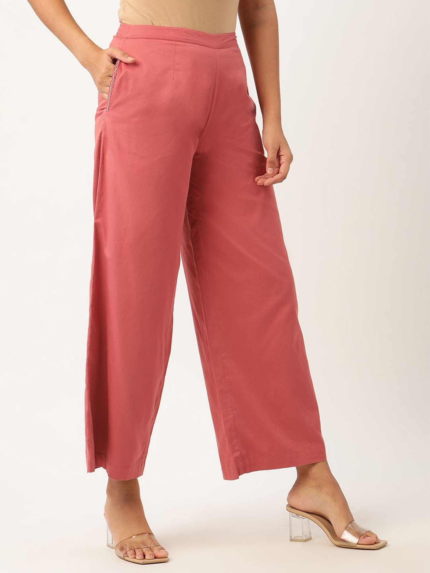 Rooted Dusty Cedar Cotton Trousers