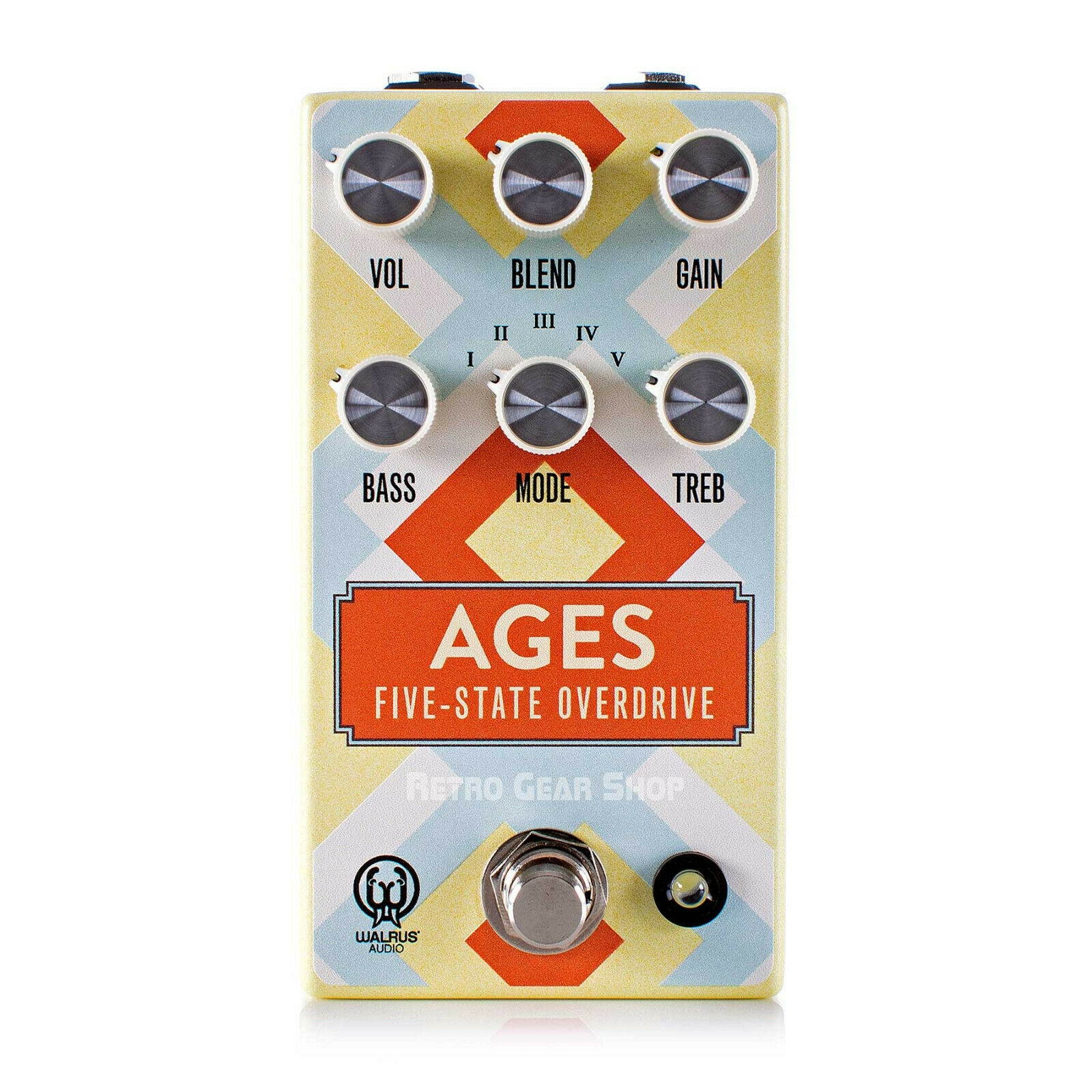 Walrus Audio Ages Limited Edition Santa Fe Series Five State Overdrive Pedal