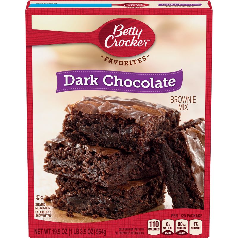 Betty Crocker Dark Chocolate Brownie - 19.9oz