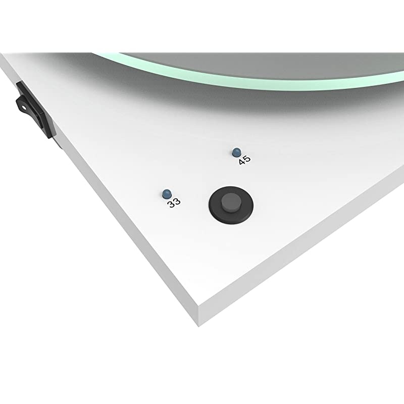T1 Phono SB Turntable with Built-in Preamp and Electronic Speed Change (Satin White)