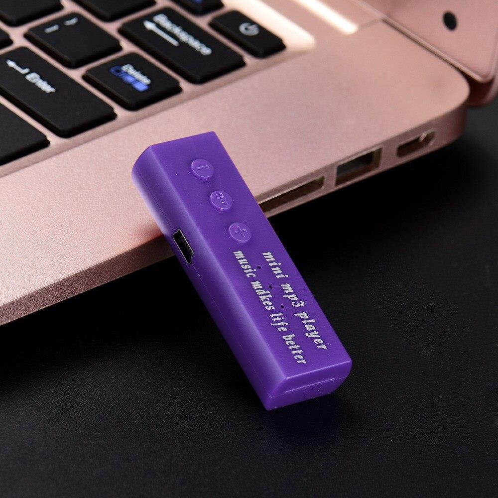 2018Hot MP3 Player Support 32GB TF Card Slot Digital  kids Audio MP3 Music Player Music Compact Mini USB MP3 Music Media Fashion