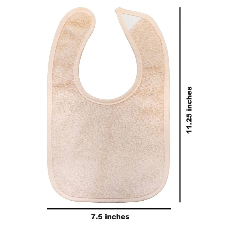 Neat Solutions Water-Resistant Lined Infant Bib Set Girl - 10pk