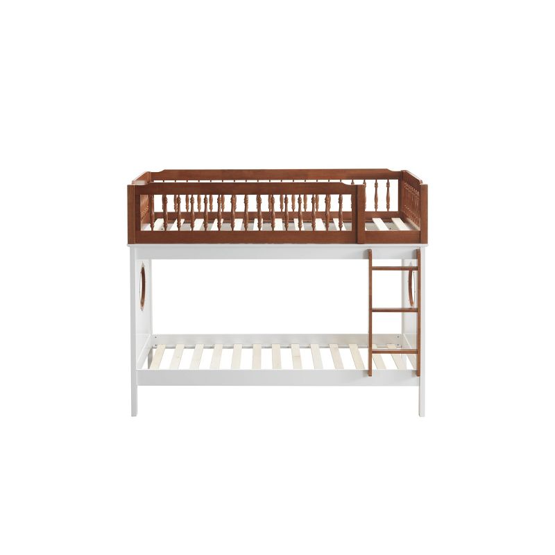 Twin/Twin Farah Bunk Bed Oak/White - Acme Furniture