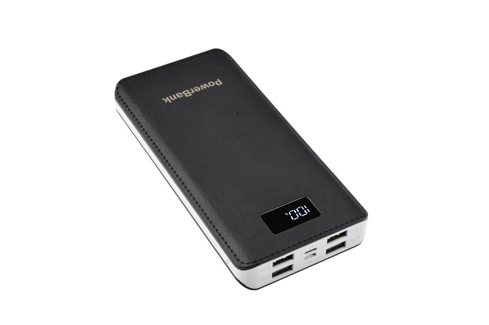2021 9000000mah Portable Power Bank LED 4 USB Battery Charger For Mobile Phone