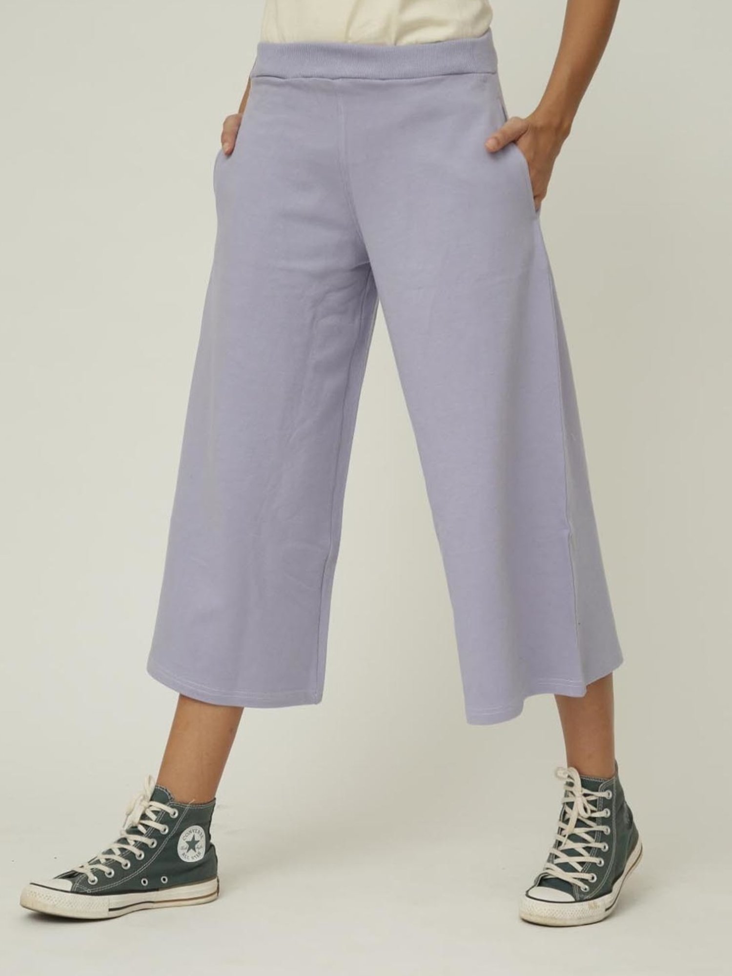 Saltpetre Classic Organic Cotton Lilac Culottes