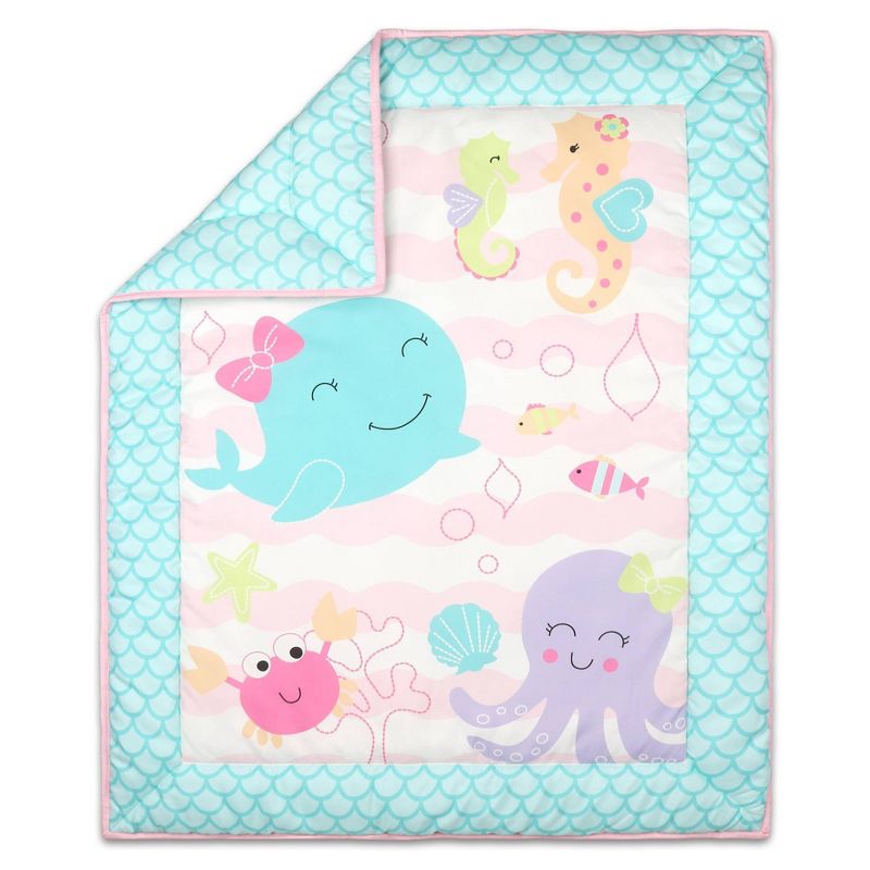 The Peanutshell Sea Sweetie Crib Bedding Set - 3pc