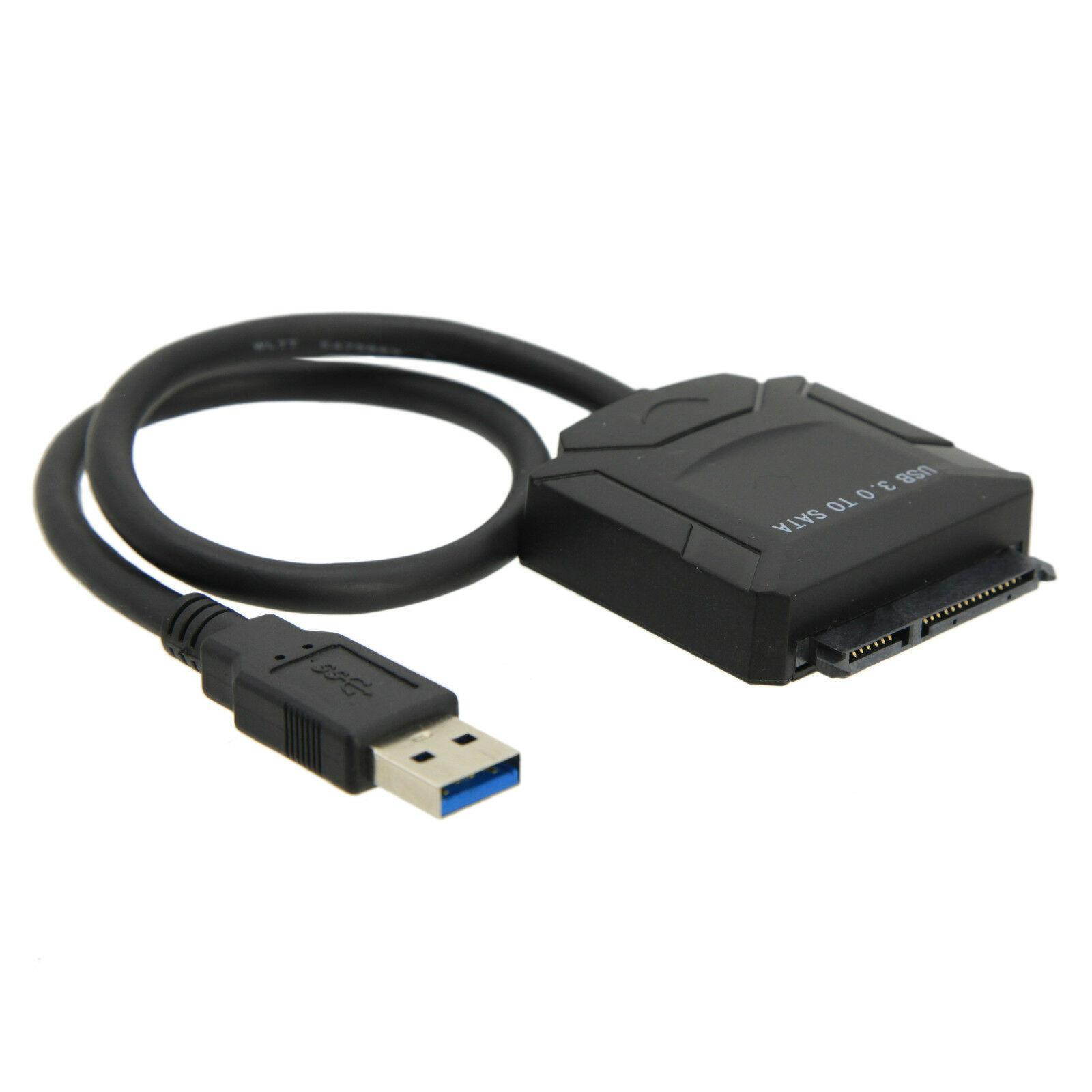 New USB 3.0 to 2.5" SATA Cable HDD SSD Hard Drive Adapter Cable Windows 10 Mac OS