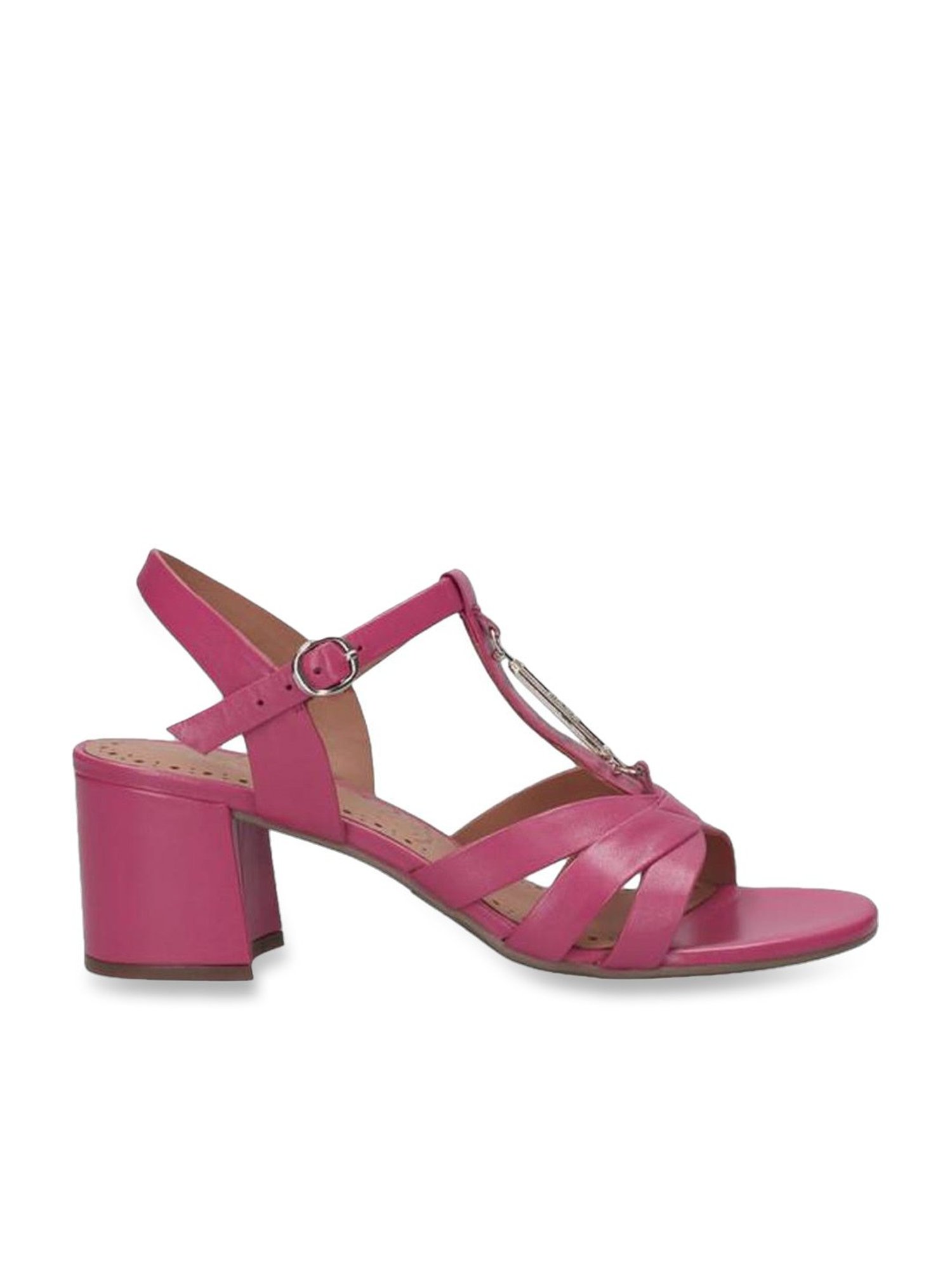 Bagatt Women's Vanita Pink Ankle Strap Sandals