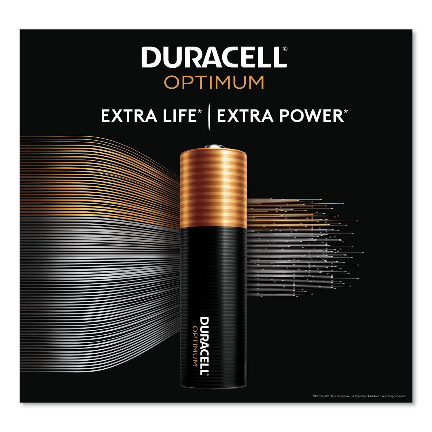 Duracell Optimum Alkaline AA Batteries, 8/Pack OPT1500B8PRT