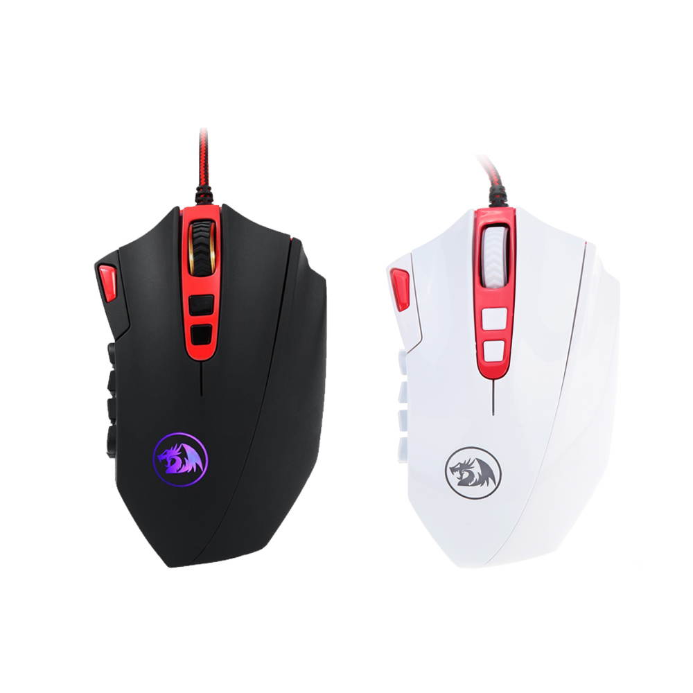 Funtech 16400DPI Professional Adjustable Wired Gaming Mouse 18 Programmable Buttons Gaming Mouse for PC Computer Laptop