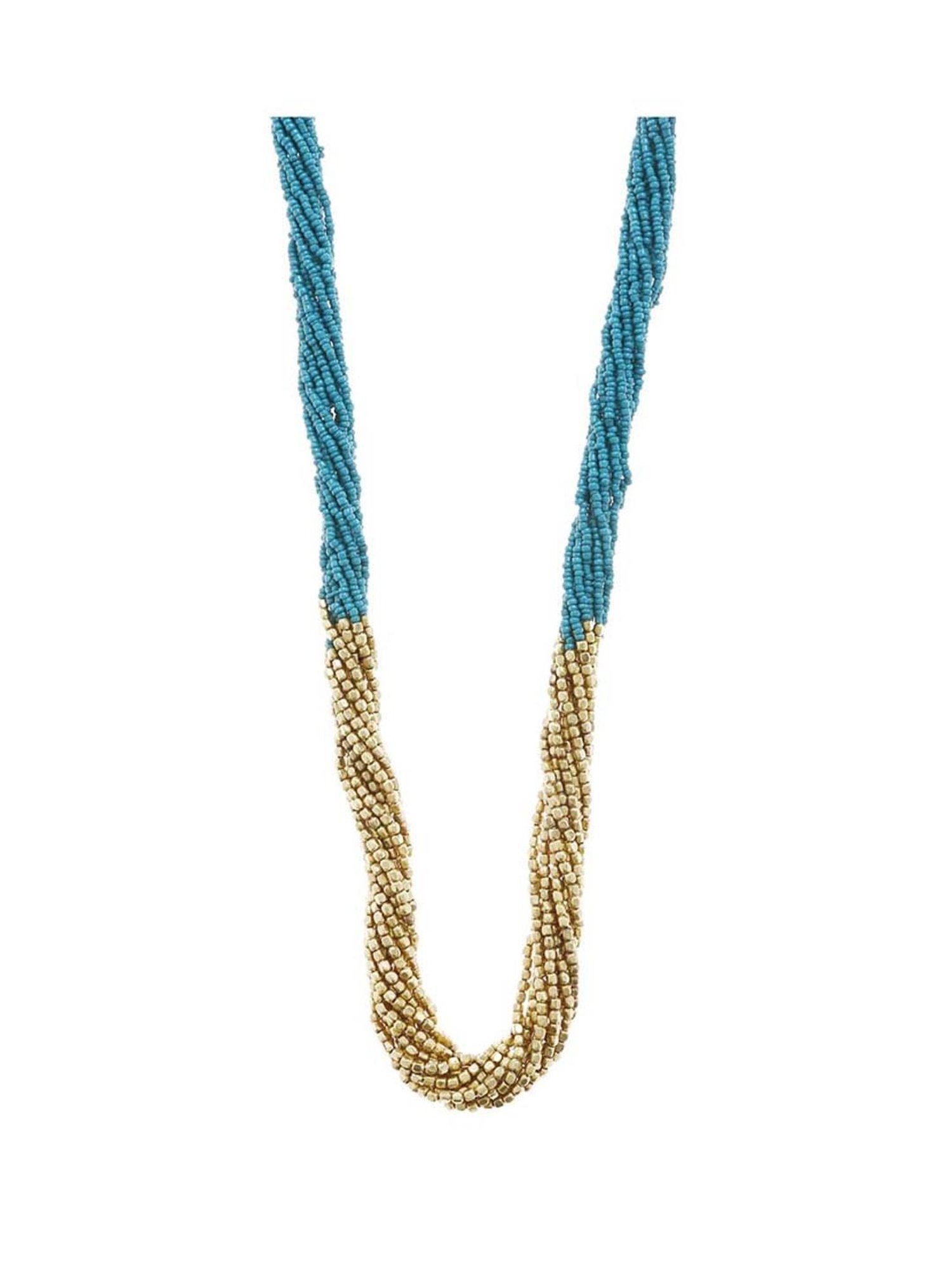 Imli Street Blue & Golden Necklace