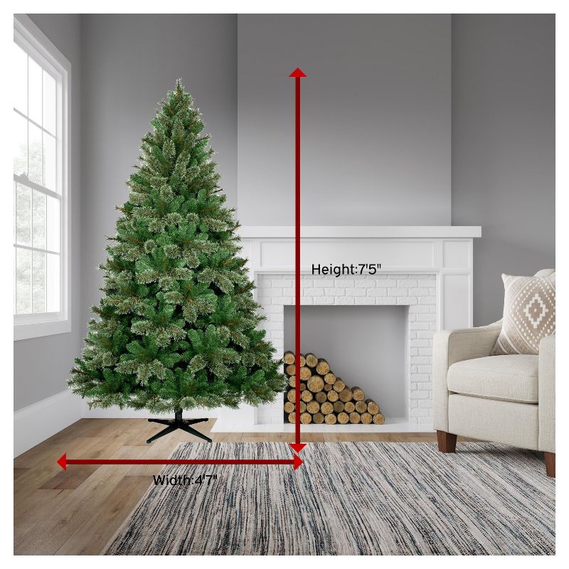7.5ft Unlit Full Artificial Christmas Tree Virginia Pine - Wondershop™