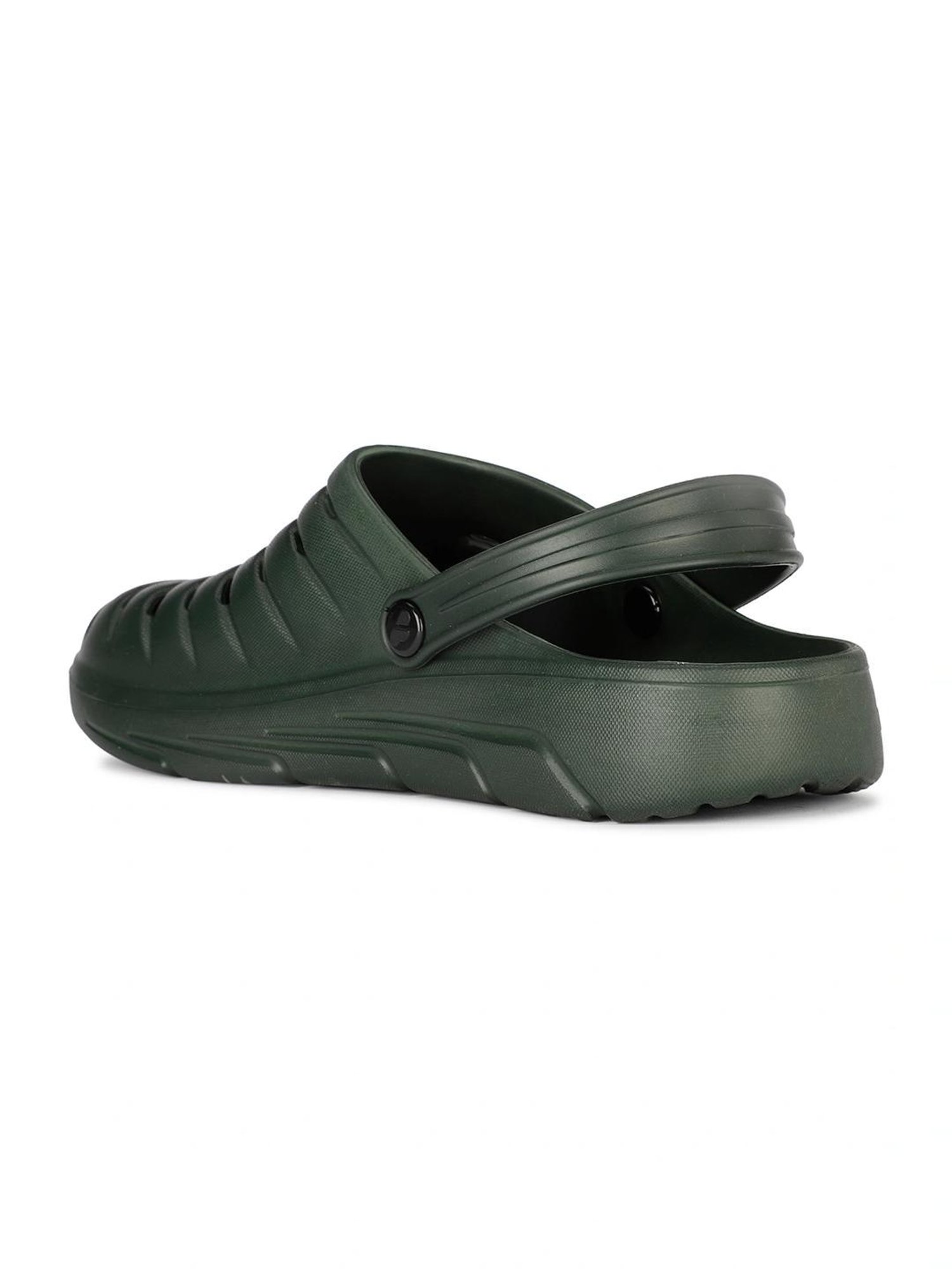 Floatz by Bata Men's  Olive Back Strap Clogs