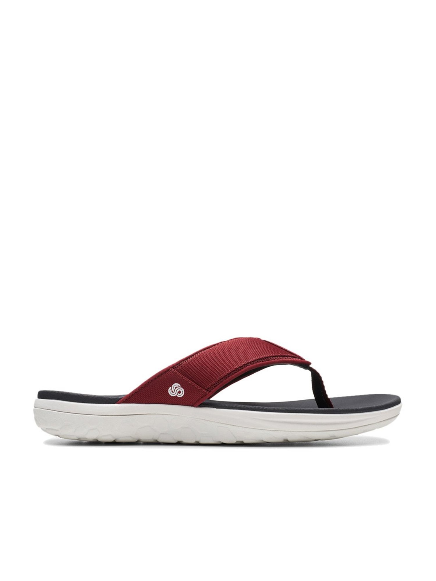 Clarks Men's Step Beat Dune Red Thong Sandals