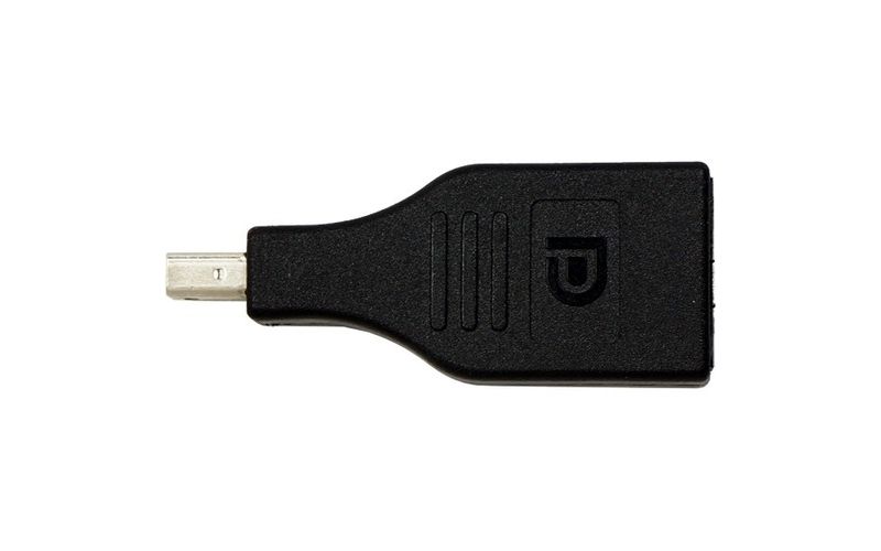 VisionTek Mini DisplayPort to DisplayPort Adapter (M/F) - 1 x Mini DisplayPort Male Digital Audio/Video - 1 x DisplayPort Female Digital Audio/Video