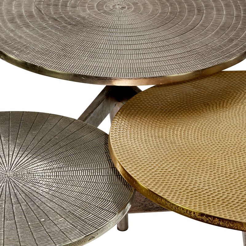 3 Tier Aluminum Patio Coffee Table - Olivia & May