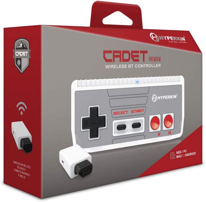 Hyperkin "Cadet" Premium BT Controller for NES/ PC/ Mac/ Android (Includes Wireless Adapter)