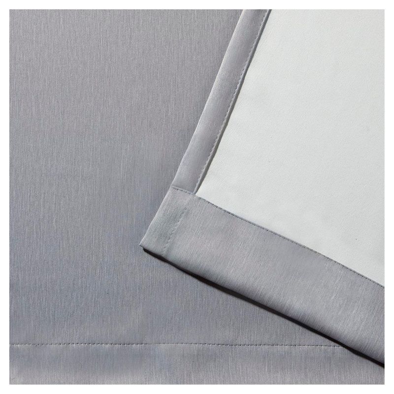 Red Solid 84" Rod Pocket Single Curtain Panel - Leaning Linens