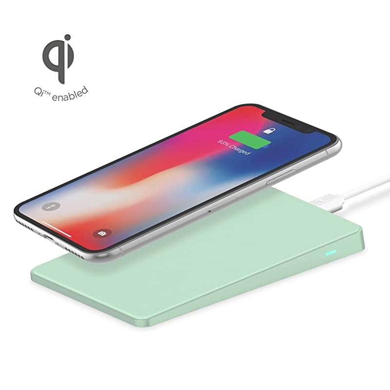 Wireless Charging Pad: Qi Fast Charger: 7.5W for iPhone 12, 12 Pro, 12 Pro Max, 12 Mini, 11, 11 Pro, 11 Pro Max, XR, Xs Max, XS, X, or 10W Galaxy S10 S9, Note 10 Note 9 (Black)